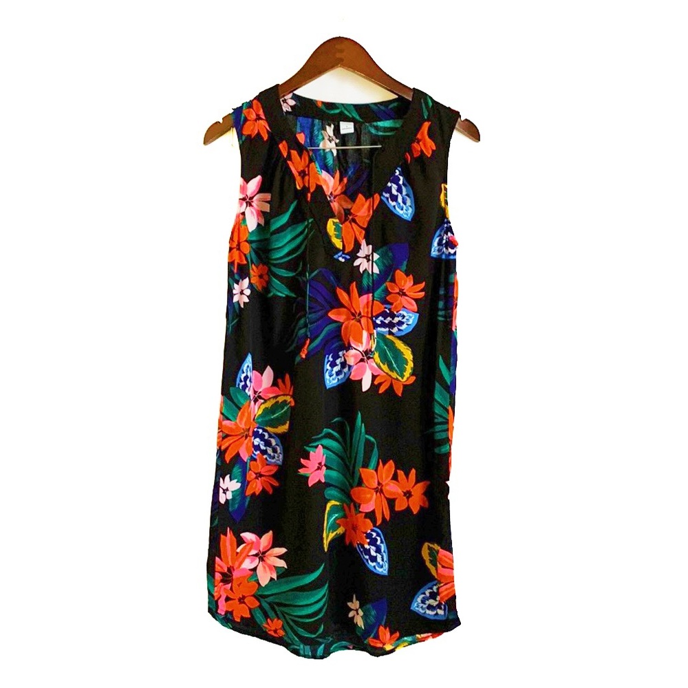 Old Navy Tropical Floral Shift Dress